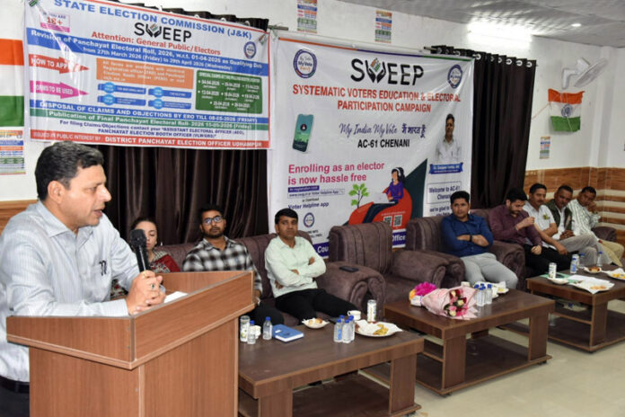 CEO during a prog at Chenani on Thursday.