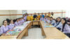 Participants posing along with faculty during a programme.