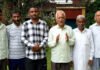 Office bearers of NMC during a meeting in Jammu on Tuesday.