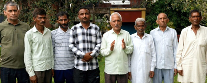Office bearers of NMC during a meeting in Jammu on Tuesday.