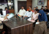 JMC Commissioner Dr Devansh Yadav chairing a meeting with senior officers of the Corporation.