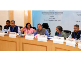 Union Minister Dr Jitendra Singh addressing the 16th "Pension Adalat" at Vigyan Bhawan, New Delhi on Wednesday.