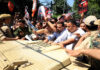 BJP leaders & workers during a protest march towards CM's residence in Srinagar on Friday. -Excelsior/Shakeel