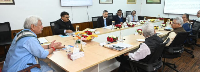 LG chairing J&K Wildlife Board meeting on Monday.