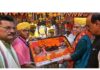LG during visit to Shri Narsingh Dev Temple at Ghagwal on Wednesday.