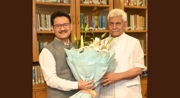 Deputy Managing Director NABARD meeting LG on Friday. Deputy Managing Director NABARD meeting LG on Friday.