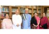 Padma Bhushan awardee Vaidya Devendra Triguna, President, Governing Body, Rashtriya Ayurveda Vidyapeeth meeting Lieutenant Governor on Wednesday.