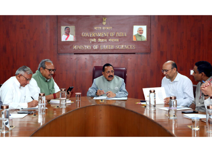 Union Minister Dr Jitendra Singh chairing a meeting to review preparations for the forthcoming Union Minister Dr Jitendra Singh chairing a meeting to review preparations for the forthcoming