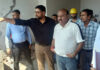 DyCM inspecting work on new Assembly Complex on Saturday.