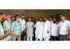 JKPCC working president Raman Bhalla during public meeting at Channi Rama in Jammu on Sunday.