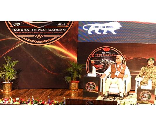 Union Minister Dr Jitendra Singh delivering Keynote Address at 'North Tech Symposium 2026', jointly organised by Army's Northern Command and Central Command at Prayagraj, UP on Tuesday.