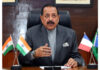 Union Minister Dr Jitendra Singh holding a virtual meeting with France Minister for Higher Education, Research and Space, Prof. Philippe Baptiste.