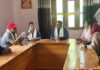 Director Tourism chairing a meeting at Kishtwar.