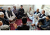 Minister Sakeena Itoo offering condolences to Budgam victim’s family.