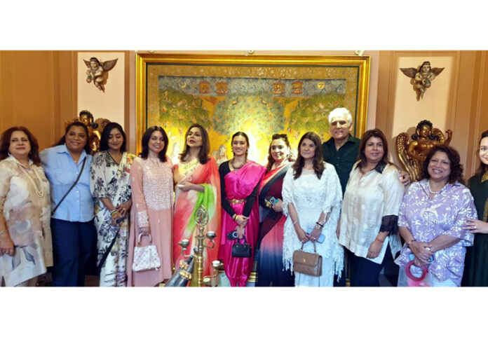 FICCI FLO members during launch of art collaboration with Arzaani at New Delhi.