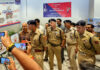 Mukund Tibrewal, SSP, Reasi launching "On-Wheel Cartoon Exhibition" against drug abuse on Tuesday.
