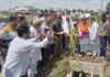 MLA Jasrota, Rajiv Jasrotia kick starting work of key projects in his constituency on Monday. -Excelsior/Nishant