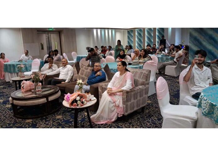 Parveen Sharma, president of The Citizens Co-operative Bank attending a seminar in Jammu.