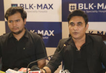 BLK-Max Hospital New Delhi launches medical oncology OPD services Dr Ajay Sharma from BLK-Max Super Speciality Hospital addressing media on the launch of Hospital's oncology OPD services in Jammu. —Excelsior/Rakesh