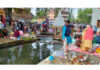 Devotees performing religious rituals at Shri Martand Tirath on Sunday.