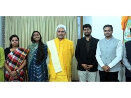 IAS Officer Trainees during meeting with LG on Thursday.