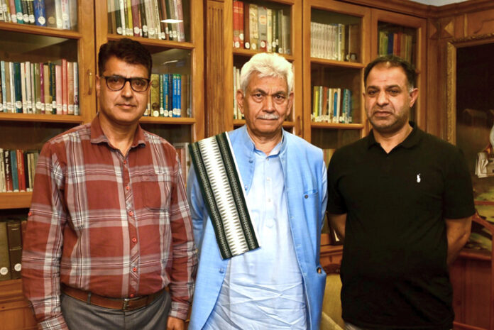 A delegation meeting LG on Monday. A delegation meeting LG on Monday.