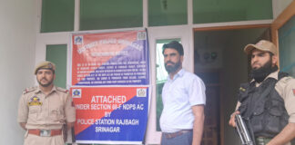 Srinagar Police Attaches Properties Worth ₹5 Crore Under Ndps Act, Tightens Noose Around Drug Networks