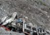 Trailer Vehicle Falls Into Deep Gorge Near Zojila, Driver And Conductor Safe