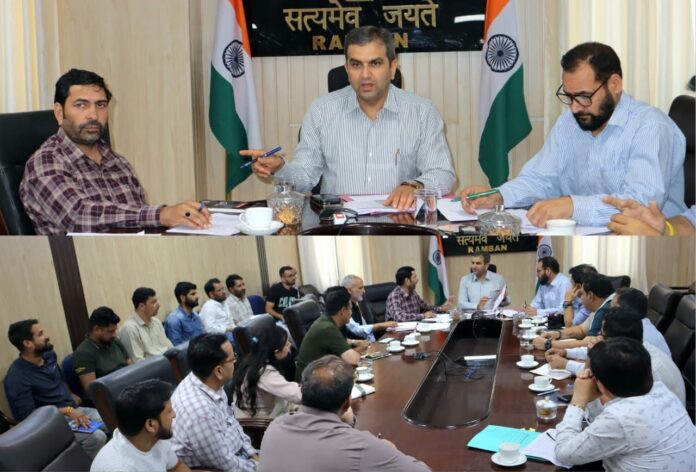 DC Ramban reviews progress under MPLADS, RDD Sector Schemes_ Assesses Yatra sanitation preparedness