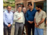 Relief & Rehabilitation Commissioner, Dr Arvind Karwani listening the issues of PM package employees at Mattan on Friday.