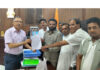 JKPCC Kissan Congress activists submitting memorandum to Dy Commissioner Kathua Rajesh Sharma on Monday.