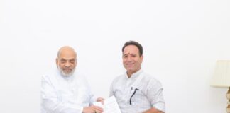 Sunil Sharma Meets Home Minister Amit Shah; Discusses Security, Development And Political Situation In J&K