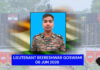 Tributes Paid To Army Officer Martyred During Anti-Terror Operations In J&K’s Rajouri