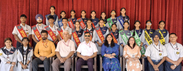 Newly elected students council posing along with dignitaries.Newly elected students council posing along with dignitaries. Newly elected students council posing along with dignitaries.
