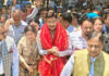 MoS Defence during visit to Awantipora on Tuesday.