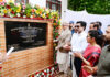 CM Omar Abdullah inaugurating additional accommodation block at Circuit House Church Lane, Srinagar on Monday.