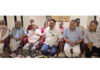 Representatives of various KP bodies and MKBYWS at a press conference at Jammu on Monday. -Excelsior/Rakesh